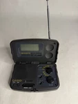 Casio Audio TR-101CP Black Plastic Am/fm Travel Digital Clock Radio Read. Fixed Price $18.00.