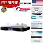 Ilive Under-cabinet Bluetooth Fm Radio With Built-in Clock Space-saving Audio. Fixed Price $125.98.