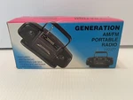 Generation Am/fm Portable Radio 190377 New With Box. Fixed Price $18.99.