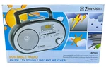 Emerson Instant Weather Band Radio Am/fm/tv Sound Digital Clock RP1103 New Nib. Fixed Price $19.47.