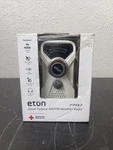 Eton FRX1 Hand Turbine Am/fm/weather Radio White Silver Color New Box. Fixed Price $30.00.