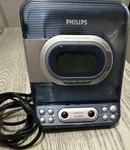 Philips AJ3977/37 Cd Clock Radio Am/fm Alarm Digital Display Blue/silver. Fixed Price $30.00.