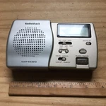 Radio Shack Portable Travel Size Sleep Machine Alarm Clock Silver Tone 63-974. Fixed Price $19.99.