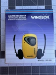 Windsor Sports Yellow Am/fm Radio Vintage. Fixed Price $15.00.
