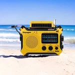 Kaito KA500 Am Fm Hand Crank Weather Noaa Alert Radio - Yellow. Fixed Price $54.99.