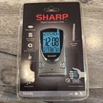 Sharp Digital Travel Alarm Clock New In Package Compact Lcd Portable. Fixed Price $28.00.