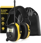 Am/fm Radio Headphones With Digital Display, 30DB Hearing Protection Safet. Fixed Price $53.09.