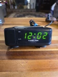 Timelink Digital Alarm Clock 88141 Green Led & Battery Backup Tested Working. Fixed Price $6.50.