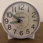 Sharp SPC127A Quartz Analog Alarm Clock W/ Glow In The Dark Hands - Works. Fixed Price $25.00.