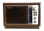 Vintage Sony Model ICF-9740W Circa 1980 Dual Band Am/fm Radio, With Video Demo. Fixed Price $29.99.