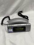 Vintage Conair Digital Alarm Clock Am/fm Radio Telephone Model : TCR200. Fixed Price $19.99.