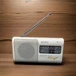 1991 Sony ICF-380 Fm/am Receiver Vintage White Hand-held Radio Works Great!. Fixed Price $24.99.