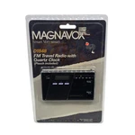 Magnavox D1848 Fm Radio With Quartz Clock Lcd Beeper Alarm Brand New W/ Pouch. Fixed Price $18.95.