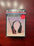 Vintage Suntone Am/fm Stereo Headphone Radio AS1001 Pre-walkman W/ Box Unused. Fixed Price $39.99.
