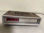 Vintage Yorx Am/fm Electronic Clock Radio Digital Alarm -model R5144A. Fixed Price $16.00.