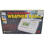 All Hazards Weather Radio Oregon Scientific Model WR3000 Noaa Alarm Clock Lcd. Fixed Price $17.22.