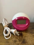 Pink Timelink Spherical Color Changing Ball Alarm Clock Night Light Model #88033. Fixed Price $12.57.
