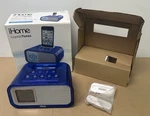 Ihome Crystal Tunes IH22 Made For Older Ipod Dual Alarm Clock Docking Station. Fixed Price $30.68.