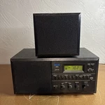 KLH200 Compact Fm/am Alarm Clock Radio W/ Add Speaker And Antenna - Tested. Fixed Price $150.00.