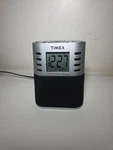 Timex Clock Radio Nature Sounds Preset Tuning Dual Alarm T308S No Battery Cover. Fixed Price $21.00.