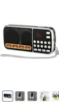 Portable Am/fm Radio, Yofits YF37 With Tf Card Slot, Usb Aux Input M3 Player. Fixed Price $15.95.