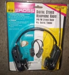 Koss HR100 Am/fm Digital Stereo Radio Headphones Brand New. Fixed Price $64.00.