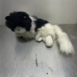 Radio Shack Am-fm Cat/kitten Black And White Stuffed Animal Plush. Fixed Price $10.00.