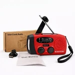 Emergency Radio Crank Solar Hand Weather 2000MAH Power Bank Charger Flash Light. Fixed Price $21.90.
