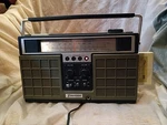 Vintage Emerson TP50 Portable Am / Fm Radio Boom Box With 8 Track Player Works. Fixed Price $127.49.