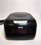Rca RP5605-A Cd Digital Clock Dual Alarm Radio Black Works. Fixed Price $19.99.