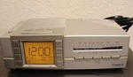 Timex T434S Digital Clock Radio Triple Alarm Nature Sounds Am/fm Silver Modern. Fixed Price $15.00.