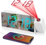 Loud Mirror Led Alarm Clock Display, Desk & Shelf For Heavy Sleeper,kids. Fixed Price $16.99.