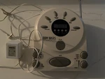 Vintage Homedics White Noise Clock Radio Model SS400 Body Basics Tested. Fixed Price $16.99.