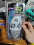 Sentry White Water Resistant Hang On Shower Radio Am / Fm New In Package. Fixed Price $16.19.