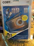 Coby Model CX-50 Portable Am/fm Radio With Headphones Nip/ Sealed. Fixed Price $24.99.
