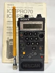Sony ICF-PRO80 Radio W Antenna And Operating Instructions Parts Or Repair. Fixed Price $195.00.