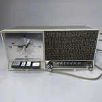Vintage General Electric Clock Radio Alarm Model No. C446A. Fixed Price $49.99.
