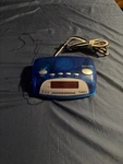 Timex T307B Nature Sounds Am/fm Alarm Clock Radio Blue Translucent Tested. Fixed Price $24.00.