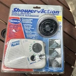 Shower-action By Windmere Wall-mount Massage + Am Fm Radio Vtg. Fixed Price $16.99.