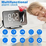 Projection Alarm Clock Led Digital Fm Radio Projector Ceiling Black. Fixed Price $12.99.