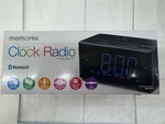 Memorex Inteliset Bluetooth Alarm Clock Radio Black (MC5550). Fixed Price $22.99.
