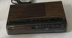 Vtg Emerson Woodgrain Am/fm Digital Alarm Clock Radio #AK2700K. Fixed Price $19.00.