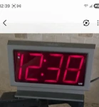 Advance Model 3112 Red Led Numbers Gray Base Digital Alarm Clock Elec Or Battery. Fixed Price $14.00.