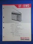 Sony 6F-19WD Transistor Radio Service Manual Factory Original The Real Thing. Fixed Price $17.15.