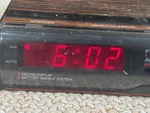 1980'S Vintage Emerson Clock Radio-model No AK2700K- Simulated Walnut Grain Vg. Fixed Price $19.99.