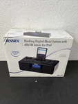 Jensen Docking Digital Music System Alarm Clock For Ipod JIMS-100 New Box. Fixed Price $49.99.