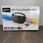Gpx Portable Am/fm Radio, MP3 Ready, Black, R602B. Fixed Price $21.95.