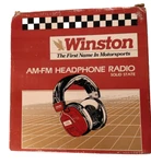 Vintage Winston Motorsports Am/fm Headphone Radio Tested Works! #22882. Fixed Price $14.26.
