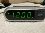 Sharp SPC100 Digital Alarm Clock - Ascending Begins Faintly And Grows. Fixed Price $9.99.