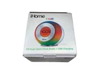 Ihome Color Changing Dual Alarm Fm Clock Radio With Usb Charging Black Works. Fixed Price $15.00.